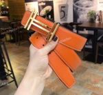 New Hermes Reversible Mens Belt - Double H Buckle